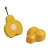 Set de fruits et légumes tordus