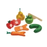 Set de fruits et légumes tordus