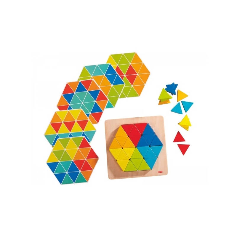 Jeu d'assemblage - Triangles magiques