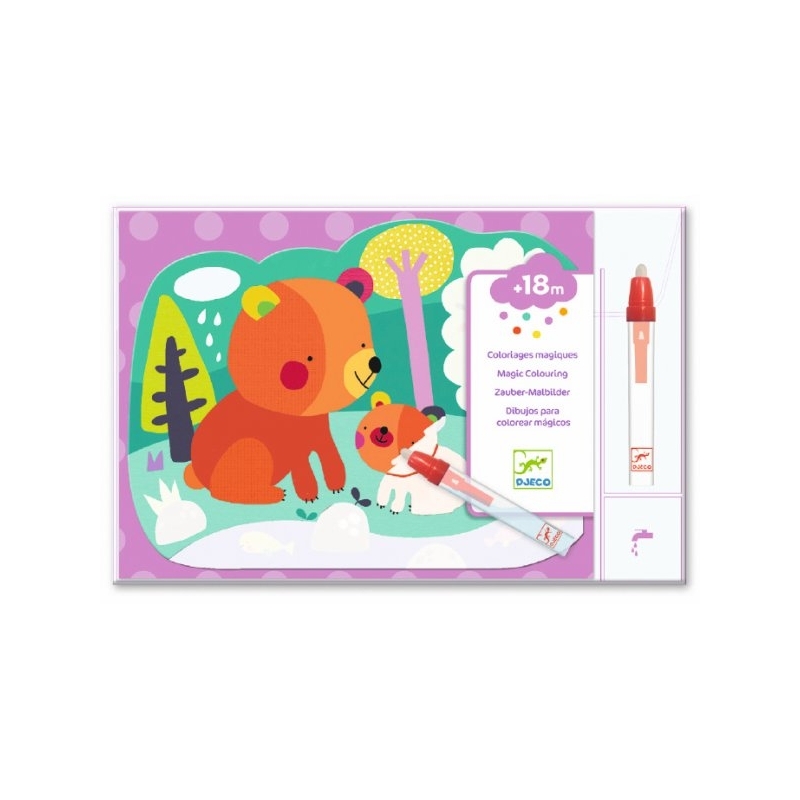 Coloriages magiques - Caché dans les bois