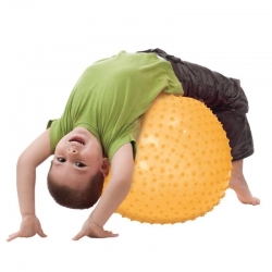 Ballon de motricité jaune 45 cm