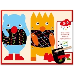 Cartes à gratter - Les petits monstres