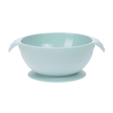 Bol en silicone bleu