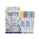 Giotto - 8 feutres glitter pastel