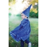 Déguisement - Cape de magicien bleue pailletée 4-7 ans