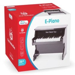 Piano noir à piles
