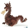 Dragon rouge avec flamme