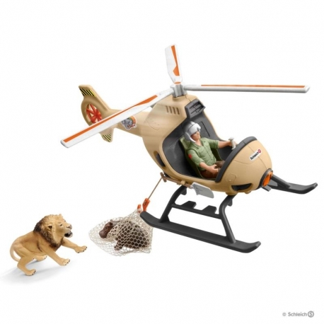 Hélicoptère de secours Schleich