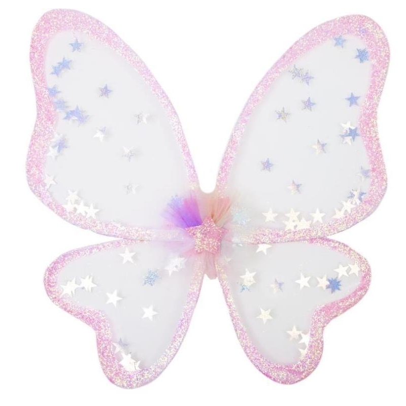 Ailes de papillon rose