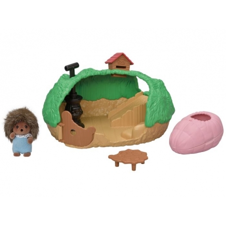 Sylvanian Families - La cachette et bébé hérisson