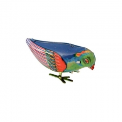Oiseau en métal à remonter