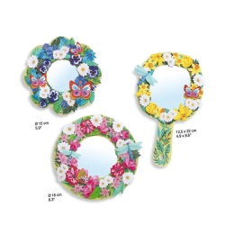 3 miroirs à décorer