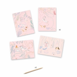 Cartes à gratter - Le pique-nique