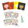 Créer avec des stickers  - Coiffeur