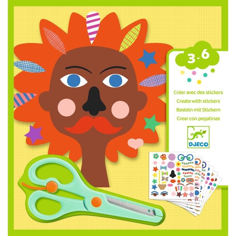 Créer avec des stickers  - Coiffeur