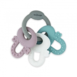 Hochet de dentition - Trousseau de clés en silicone