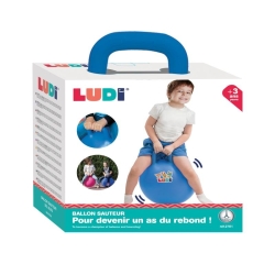Ballon sauteur bleu 45 cm