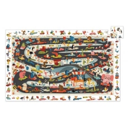 Puzzle observation 54 pièces - Rallye automobile
