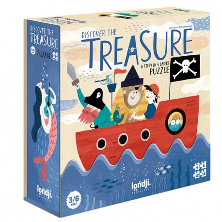 Puzzle 4-8-12-16 pièces - Discover the treasure