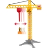Grue de construction avec lumière