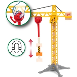 Grue de construction avec lumière