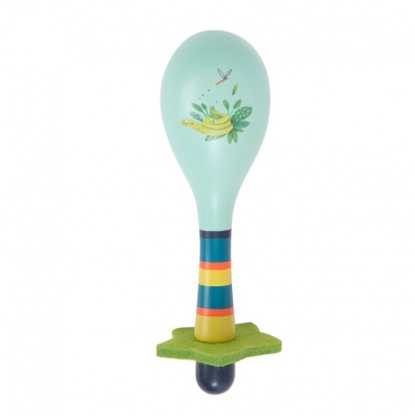 Dans la jungle - Maracas bleue