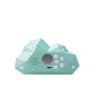 Cloudy clock bleu