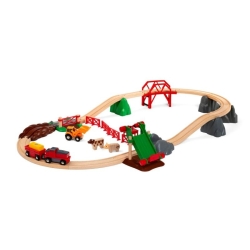Circuit de la ferme et locomotive à pile