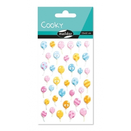 Cooky stickers - Ballons de baudruche