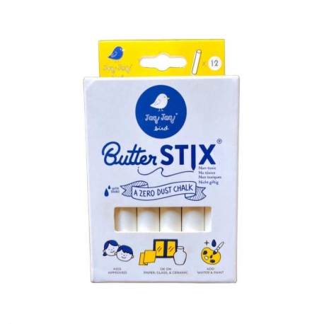 ButterStix - Set de 16 craies blanches