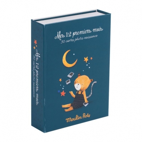 Les Moustaches - Cartes Mes 12 premiers mois