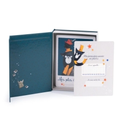 Les Moustaches - Cartes Mes 12 premiers mois