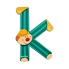 Lettre clown K