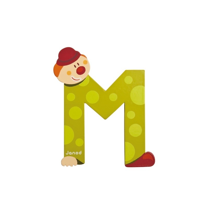 Lettre clown M
