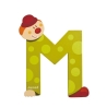 Lettre clown M