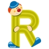 Lettre clown R