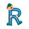 Lettre clown R