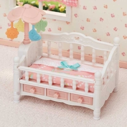 Sylvanian Families - Lit de bébé et mobile