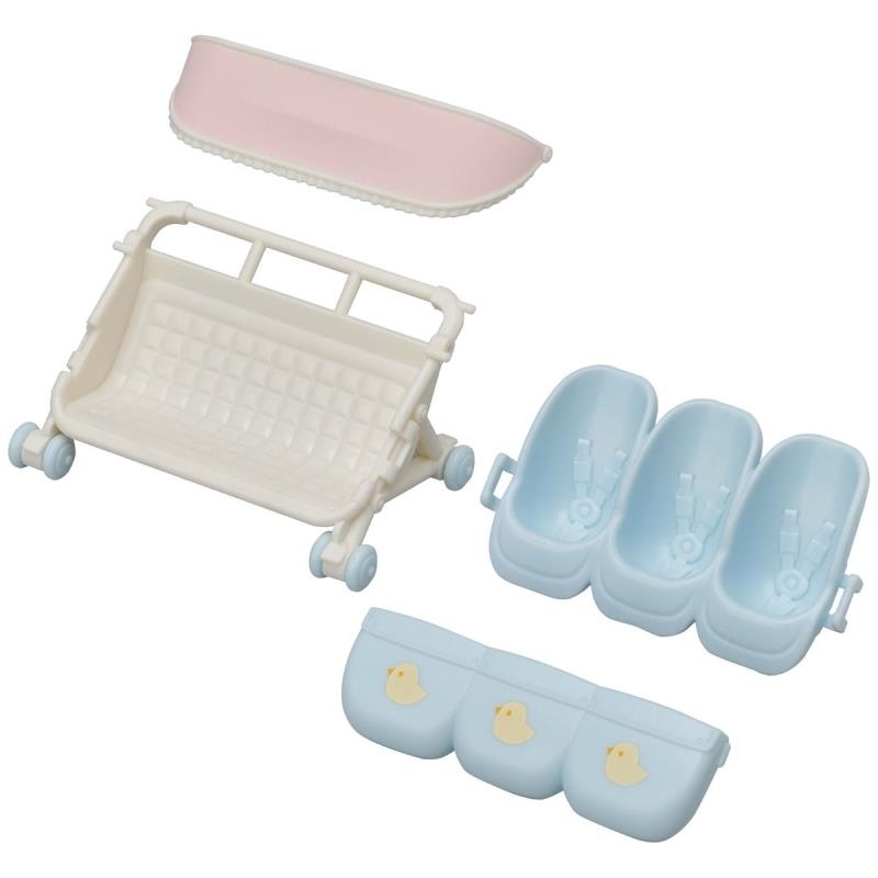 Sylvanian Families - Poussette triple