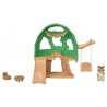 Sylvanian Families - La cabane et bébé écureuil roux