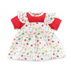 Vêtement robe La fête du potager bébé 36 cm