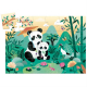 Puzzle silhouette 24 pièces - Léo le panda