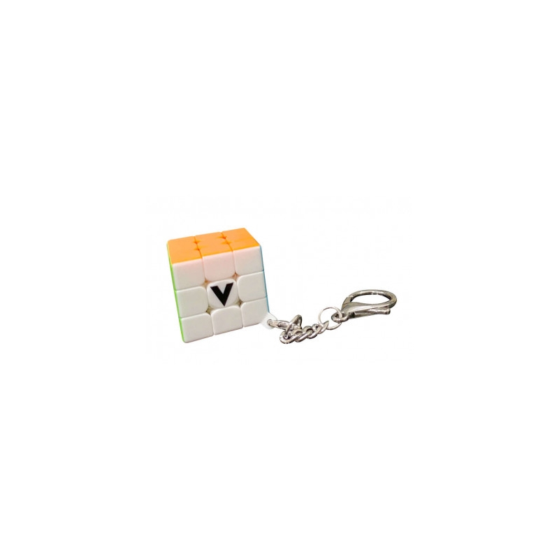 V-Cube porte-clés lisse