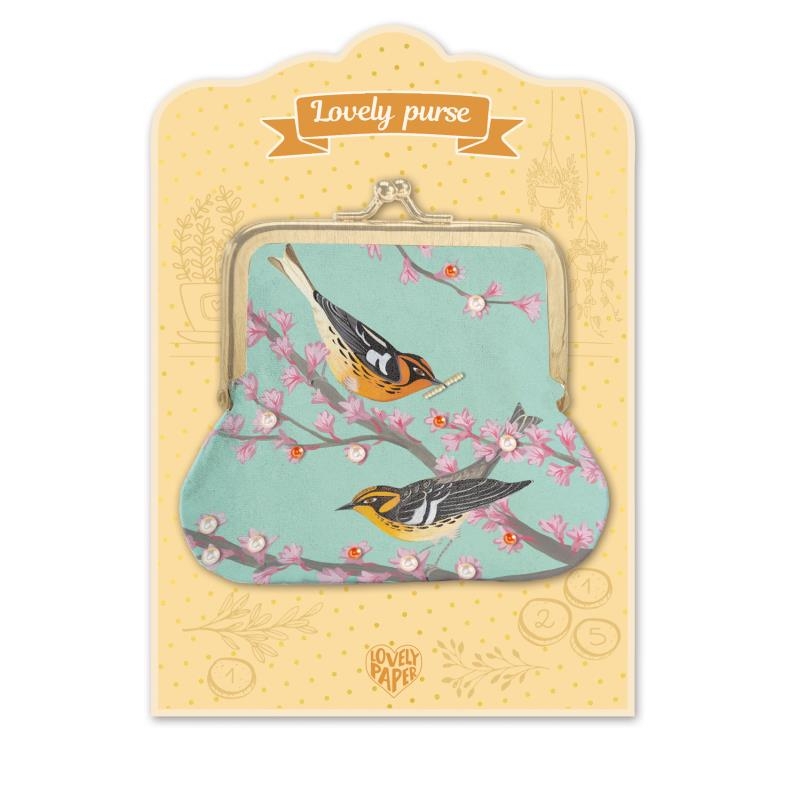 Lovely porte-monnaie - Oiseaux