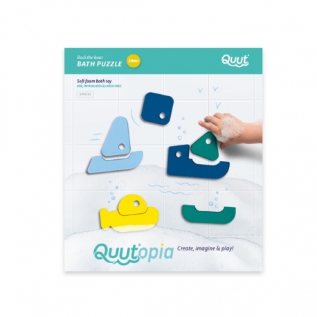 Quutopia - Puzzle de bain bateaux