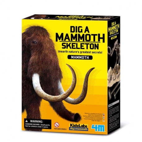 Déterre un squelette de dino - Mammouth