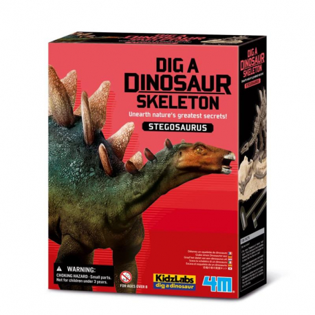 Déterre un squelette de dino - Stégosaure