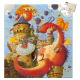 Puzzle silhouette 54 pièces - Vaillant & le dragon