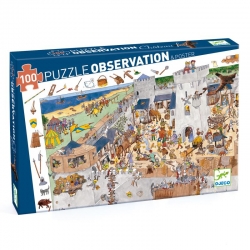 Puzzle observation 100 pièces - Château Fort