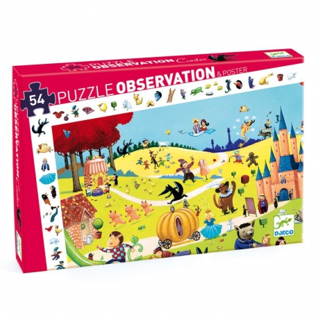 Puzzle observation 54 pièces - Contes